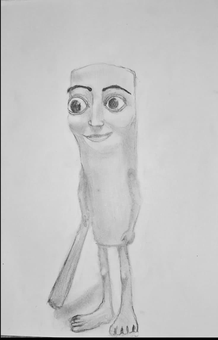 Tung tung tung sahur drawing — Tung Tung Tung Sahur (pinterest)