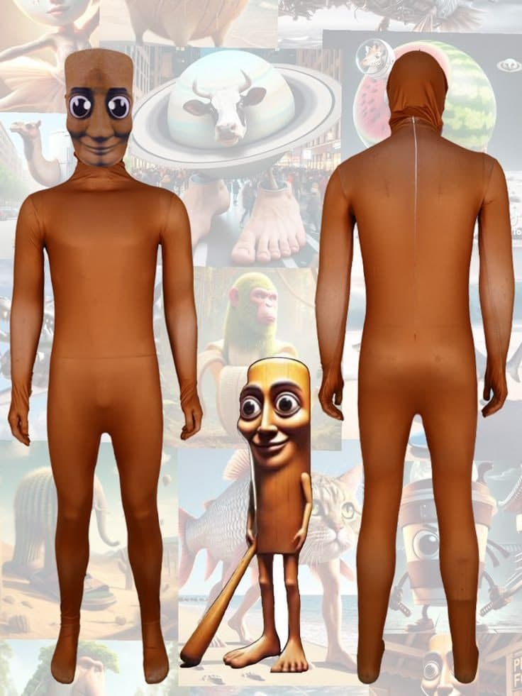 Tung Tung Tung Sahur Cosplay For Children Cartoon Jumpsuit Cosplay de — Tung Tung Tung Sahur (pinterest)