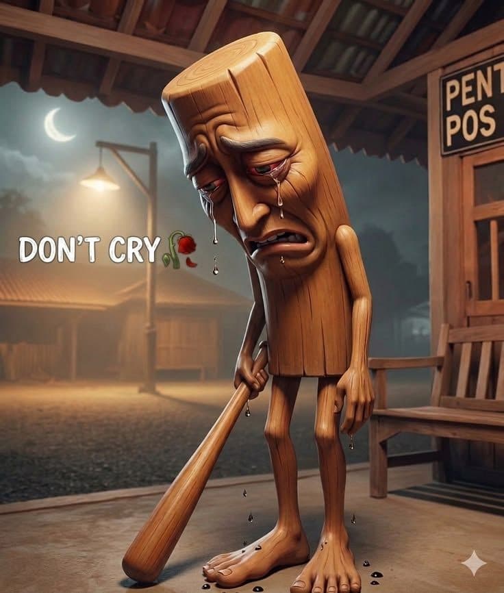 Now hush little baby dont you cry — Tung Tung Tung Sahur (pinterest)