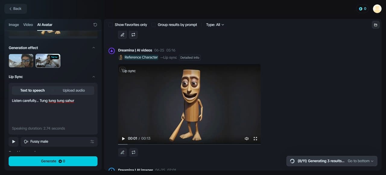 Tung Tung Tung Sahur Generator: Create Viral Memes with AI · 158 — Tung Tung Tung Sahur (web)