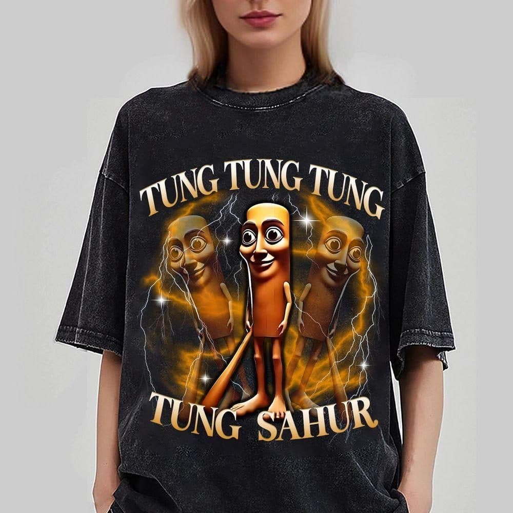 Tung Tung Tung Sahur Funny Baseball Bat Meme 2 Merch — Tung Tung Tung Sahur (web)