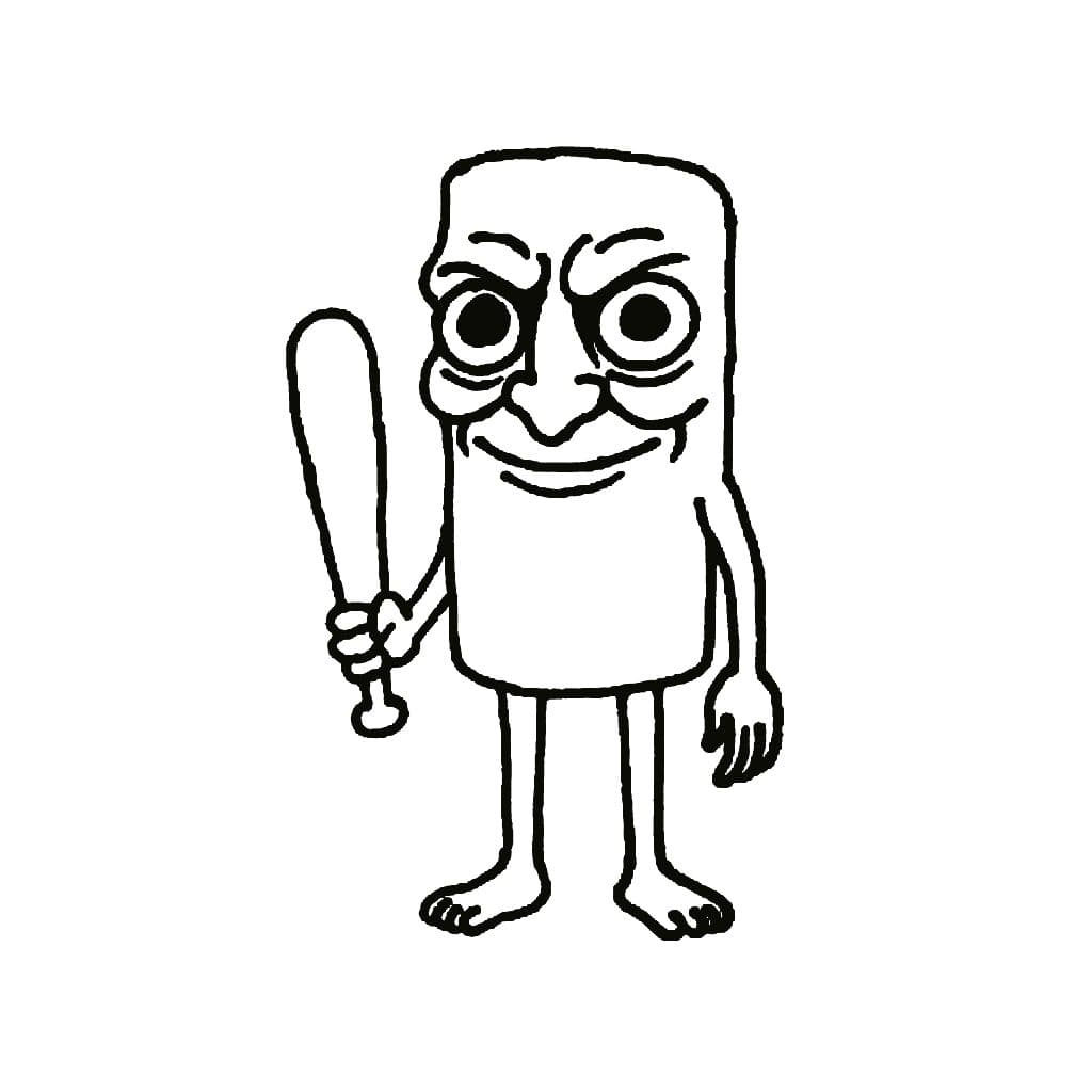 Tung Tung Tung Sahur para Colorir e Imprimir · 23 — Tung Tung Tung Sahur (web)