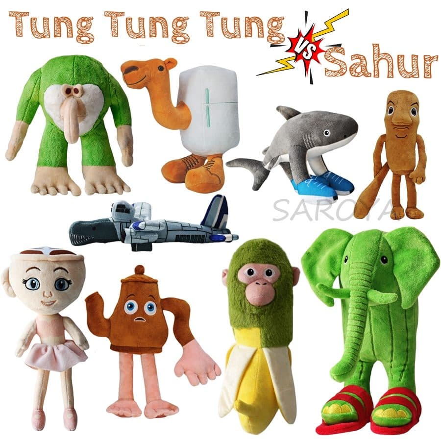 Tung Tung Tung Sahur Stuffed Toys Italian Brainrot Trendy Plushie Doll — Tung Tung Tung Sahur (web)