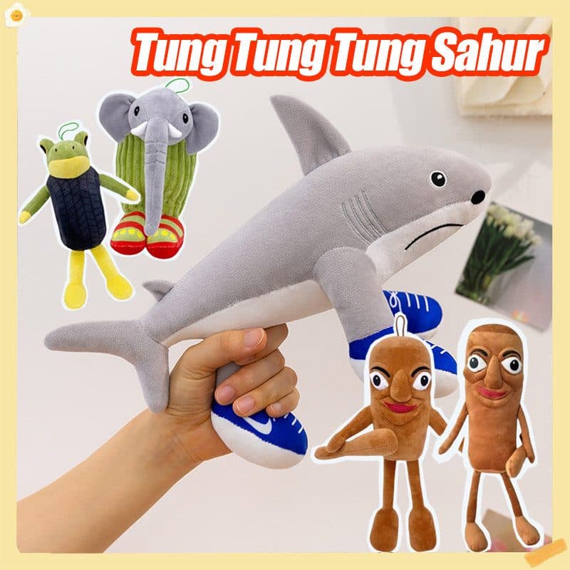 Plush Toy Tung Tung Tung Sahur 47cm Soft Stuffed Animal Toy Birthday . — Tung Tung Tung Sahur (web)