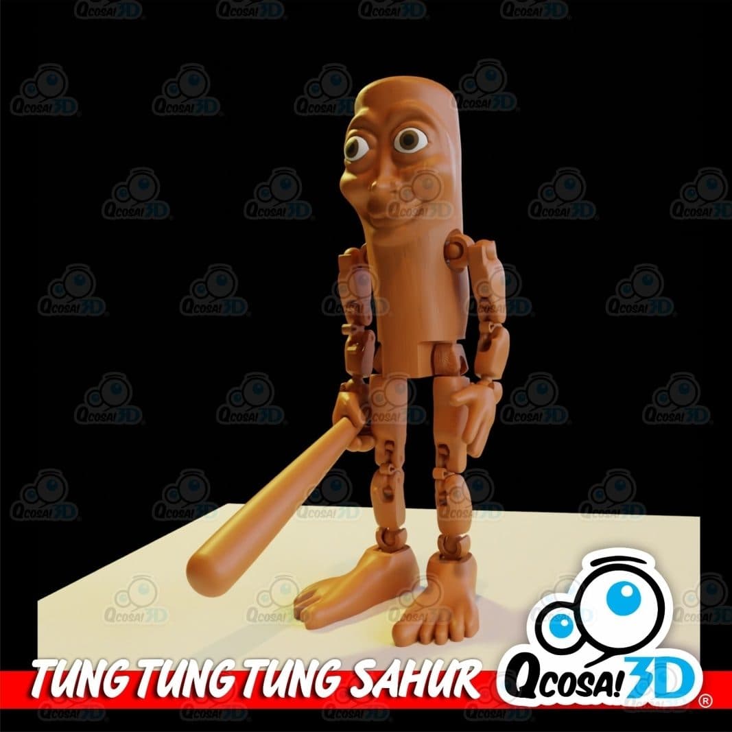 🎨 TUNG TUNG TUNG SAHUR・Archivo STL para Impresión 3D・Cults — Tung Tung Tung Sahur (web)