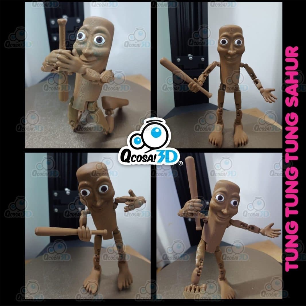 🎨 TUNG TUNG TUNG SAHUR・ STL File for 3D printing・Cults — Tung Tung Tung Sahur (web)