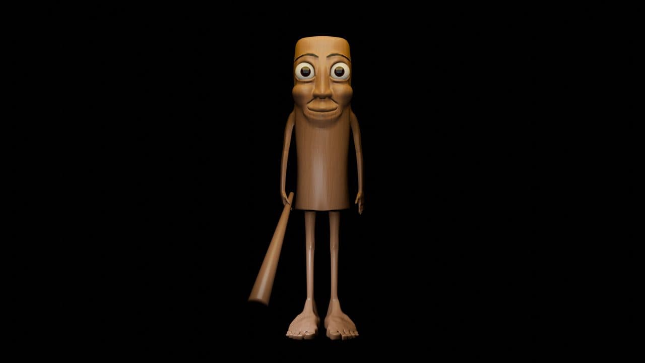 Tung Tung Tung Sahur - Free 3D Model by 3D Dark Yeti — Tung Tung Tung Sahur (web)