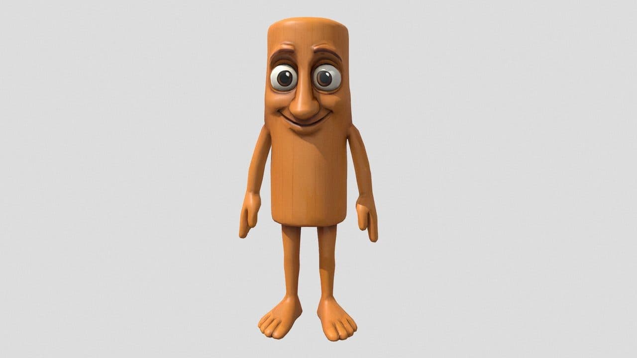 tung tung sahur 3D Animated - 3D model by KAG3D [e872a85] - Sketchfab — Tung Tung Tung Sahur (web)