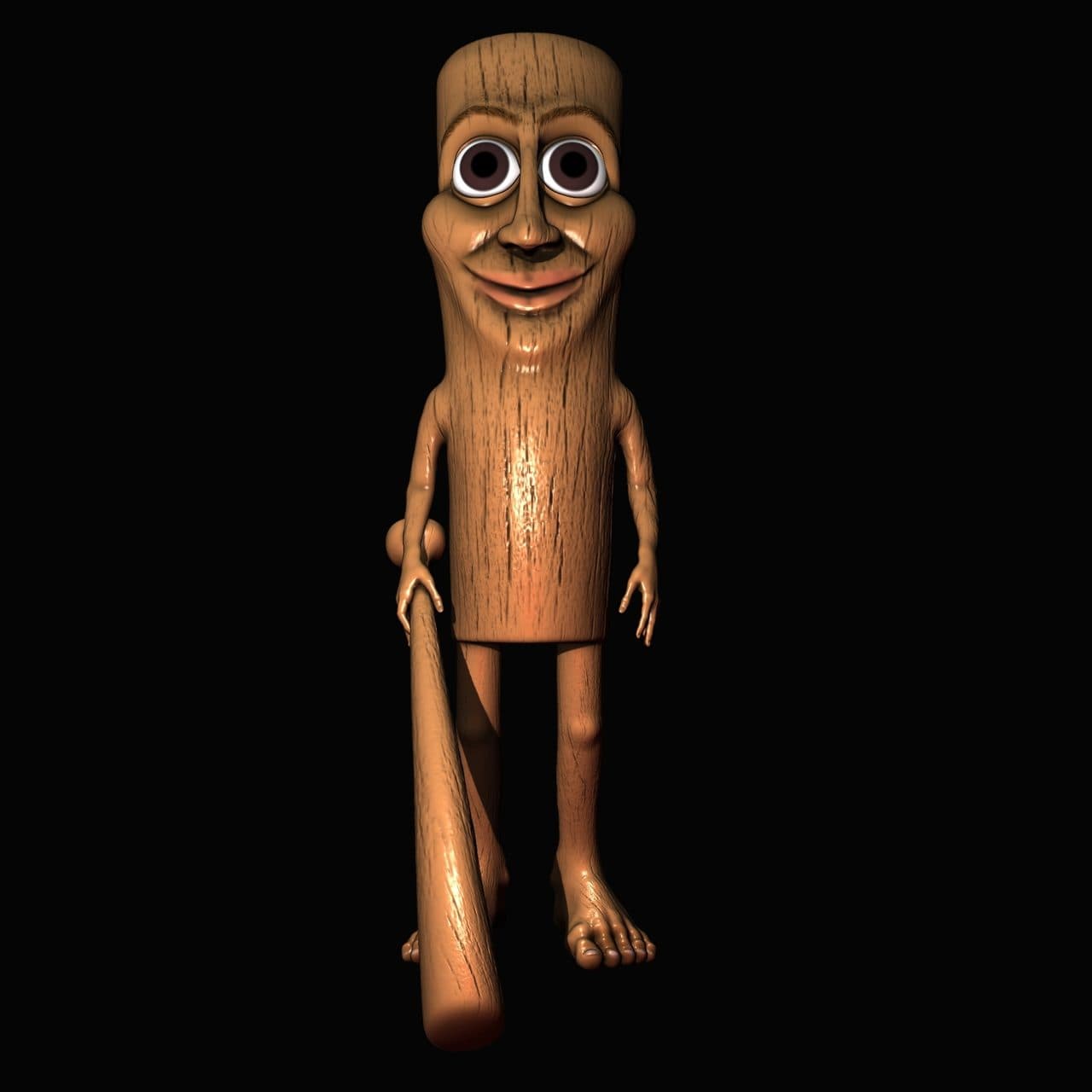 👾 TUNG TUNG SAHUR・Free STL File for 3D printing・Cults — Tung Tung Tung Sahur (web)