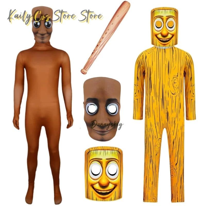 Tung Tung Tung Sahur Cosplay For Children Cartoon Jumpsuit Cosplay ... — Tung Tung Tung Sahur (web)