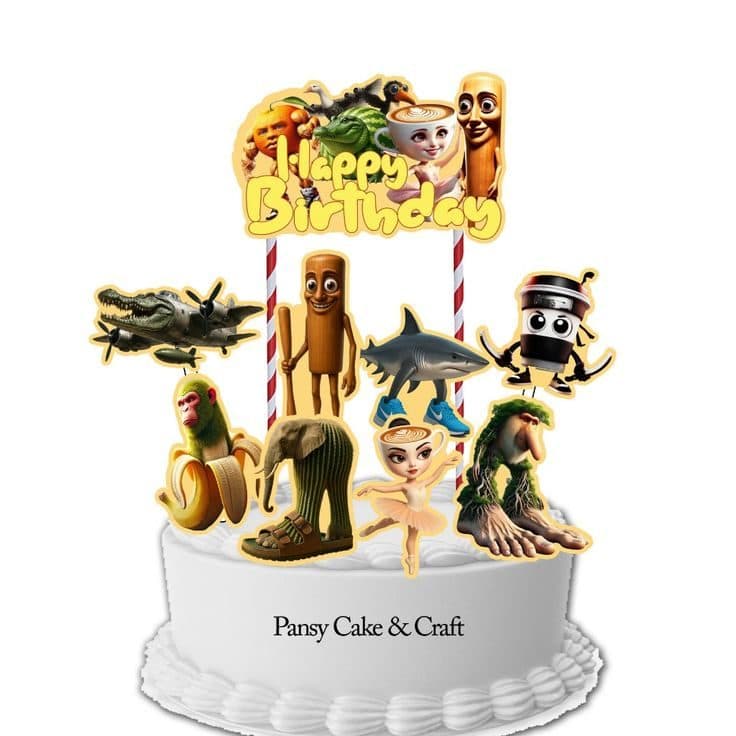 Cake topper Tung Tung Sahur / Anomali / italian Brainrot di 2025 ... — Tung Tung Tung Sahur (pinterest)