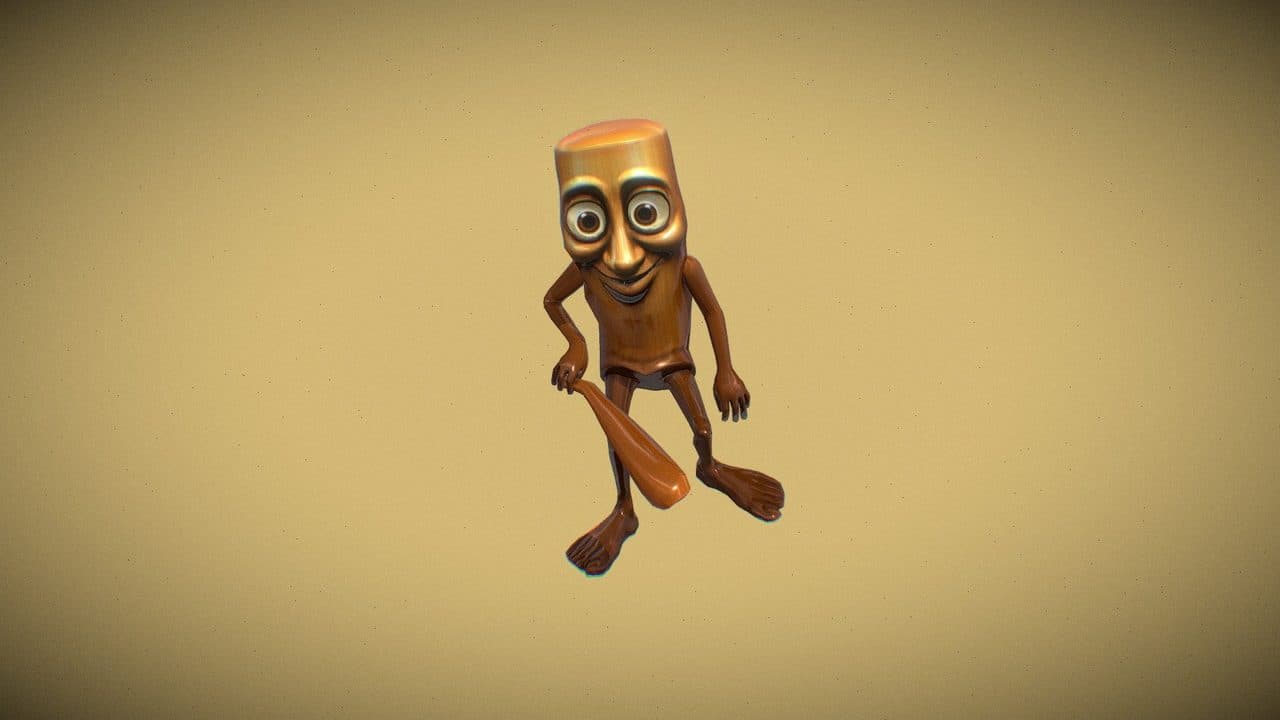 Tung Tung Sahur Rigged Model with All Animations - 3D model by Poly .. — Tung Tung Tung Sahur (web)