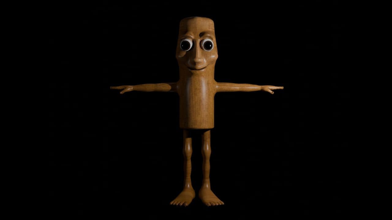 3D model Tung Tung Tung Sahur VR / AR / low-poly — Tung Tung Tung Sahur (web)